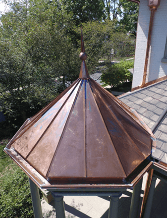 CertainTeed Grand Manor Shingle with Copper Turret